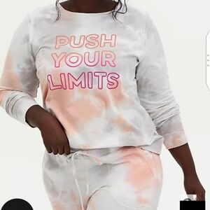 🆕CORAL TIE-DYE ACTIVE SWEATSHIRT